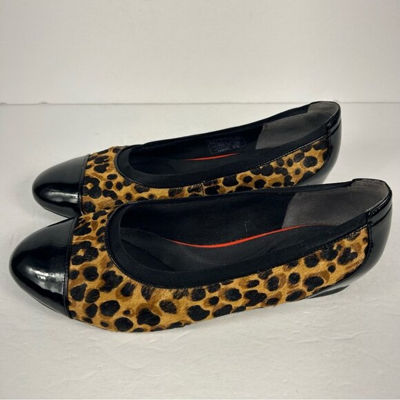 ❤️ Leopard Print Flats with Black Toe 8 - Picture 4 of 6